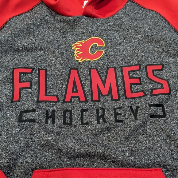 NHL Fanatics Branded Calgary Flames Hoodie [M] - Picture 3 of 4